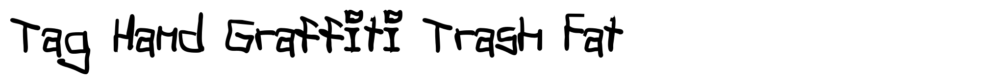 Tag Hand Graffiti Trash Fat image